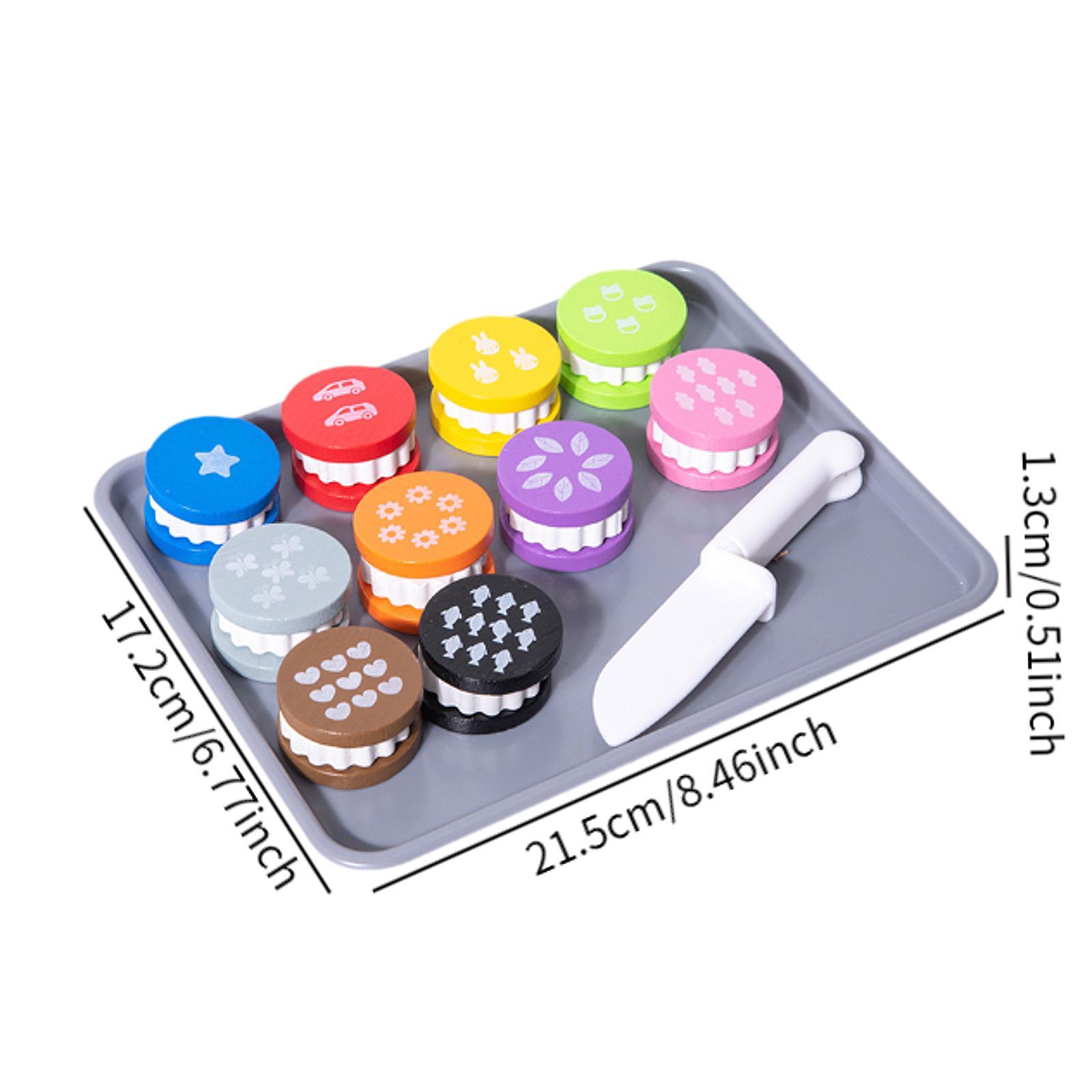 Wooden Toy Food Cookie Playset - Kids Toys Kitchen Set recension och pris