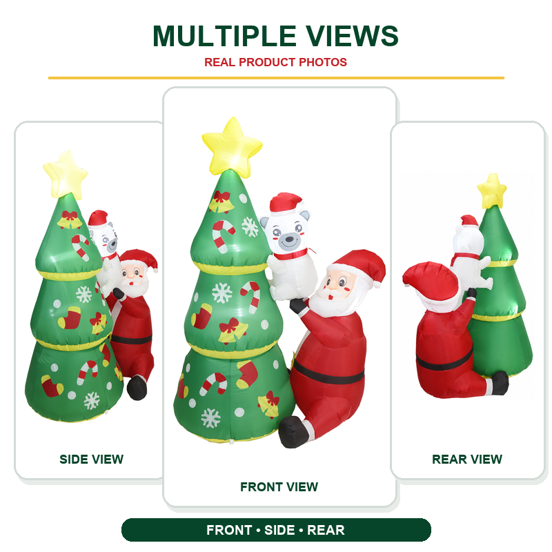 6FT Christmas Inflatable Santa - Kids Yard Toys recension och pris