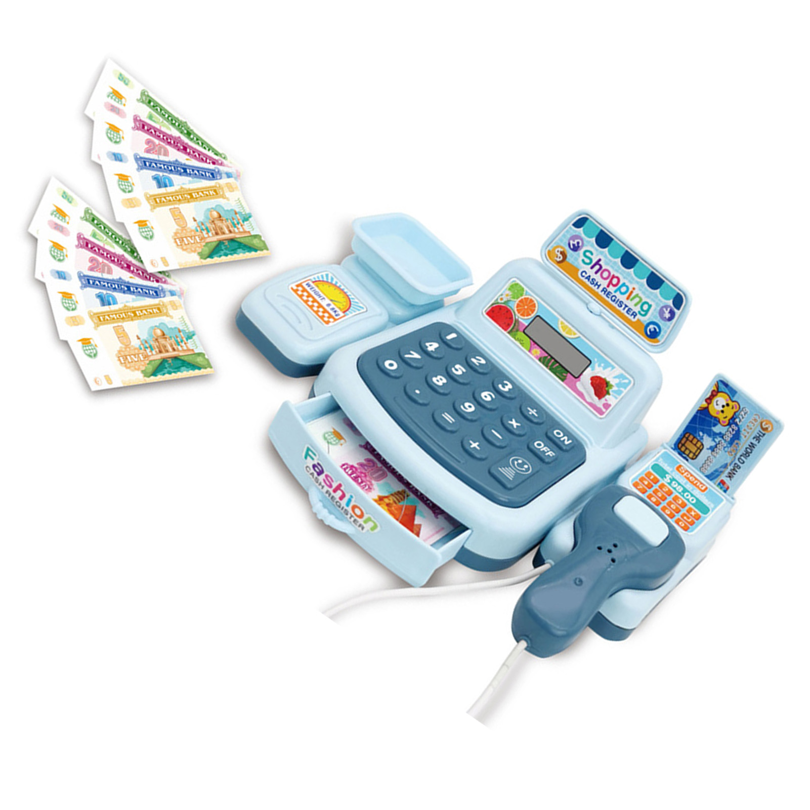 Cash Register Playset Supermar - Toy Cash Register recension och pris