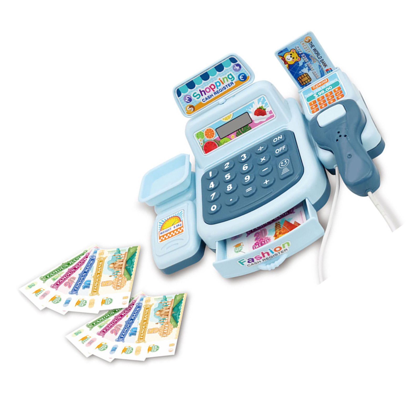 Cash Register Playset Supermar - Toy Cash Register recension och pris