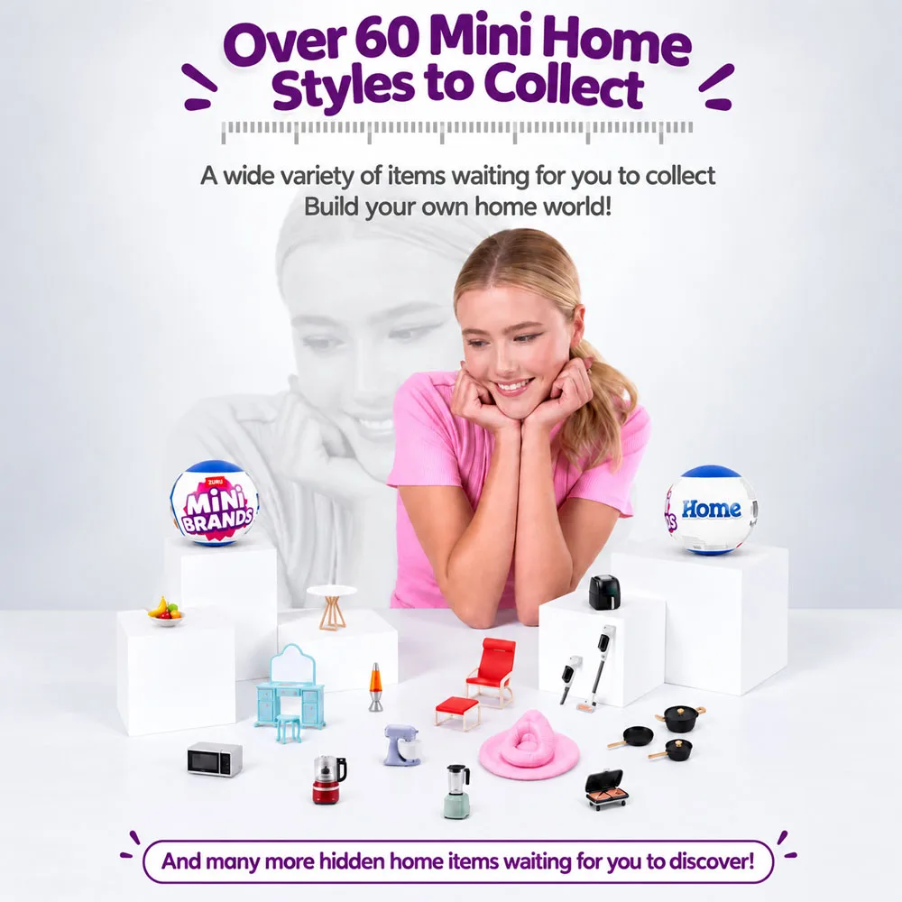 ZURU Mini Brands Home Series 6 - Kids Toys Kitchen Set recension och pris