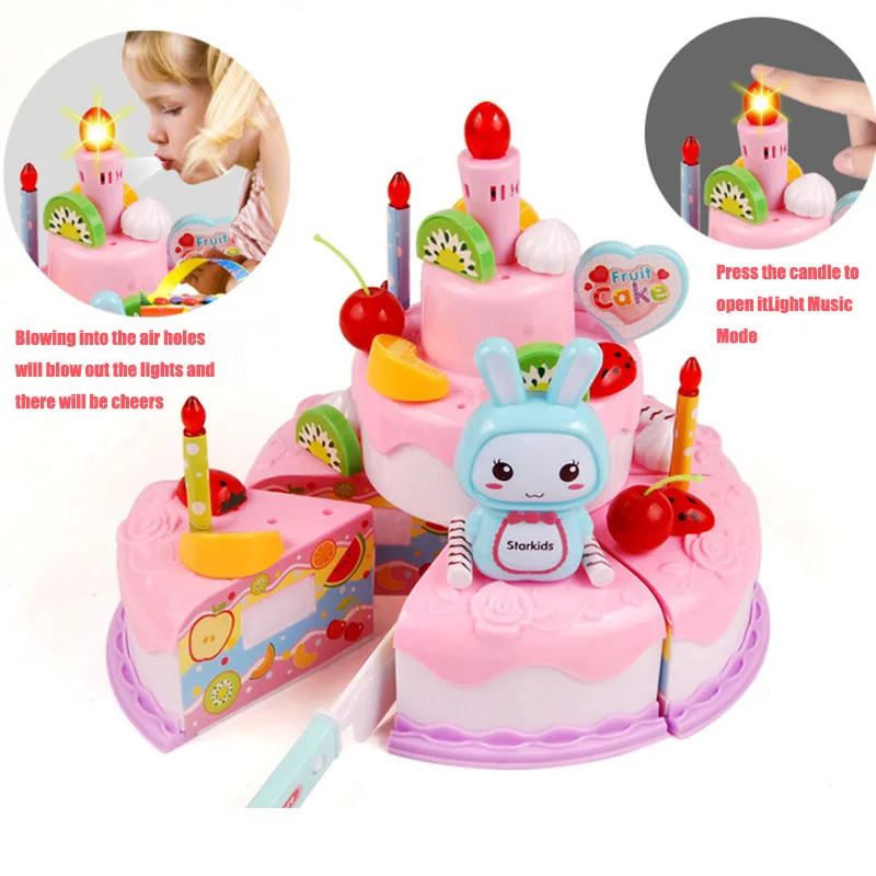 Kids Toy Simulation DIY Birthd - Kids Toys Kitchen Set recension och pris