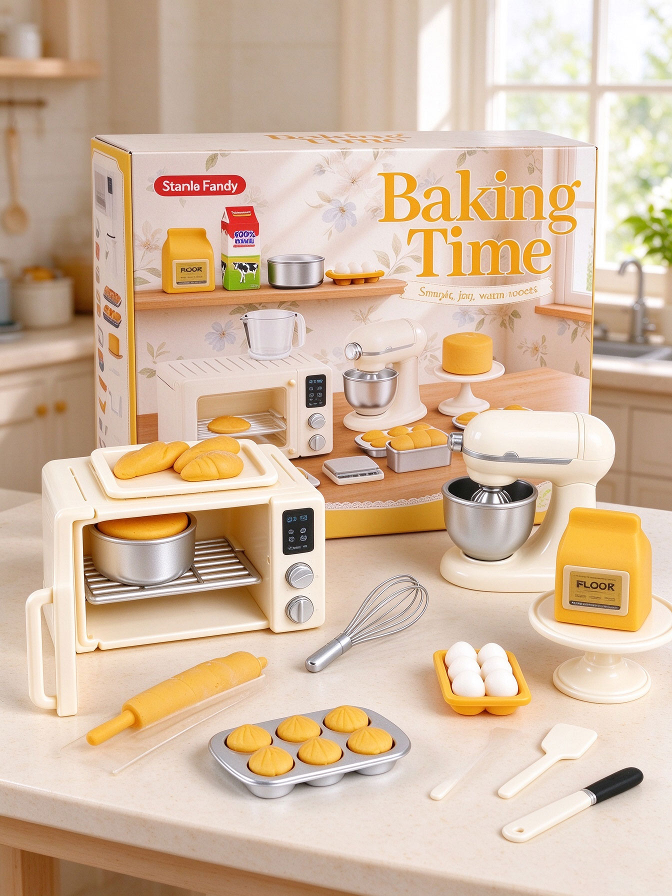 Mini Baking Time Pretend Play  - Kids Toys Kitchen Set recension och pris