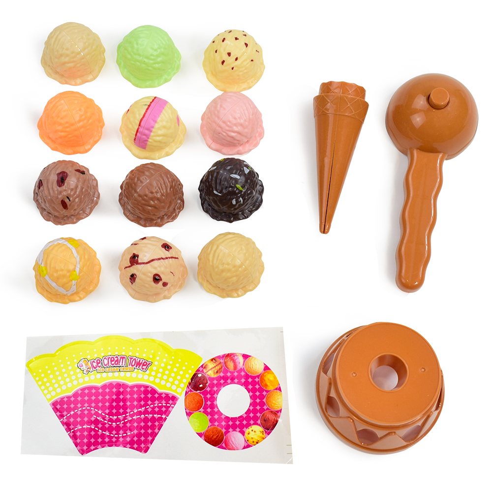 Children's Ice Cream Stacking  - Kids Toys Kitchen Set recension och pris