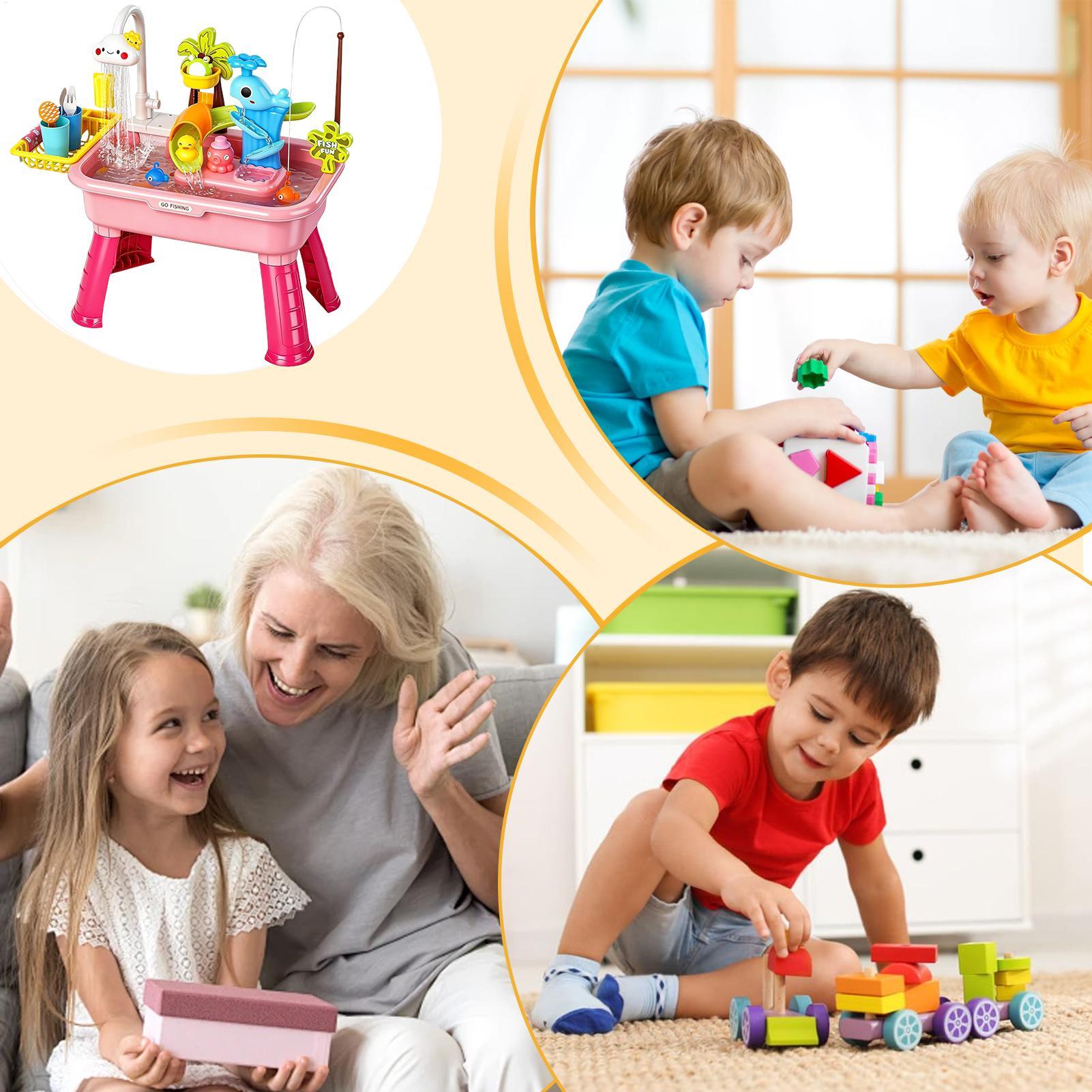 Kids Electric Play Sink with R - Kids Toys Kitchen Set recension och pris