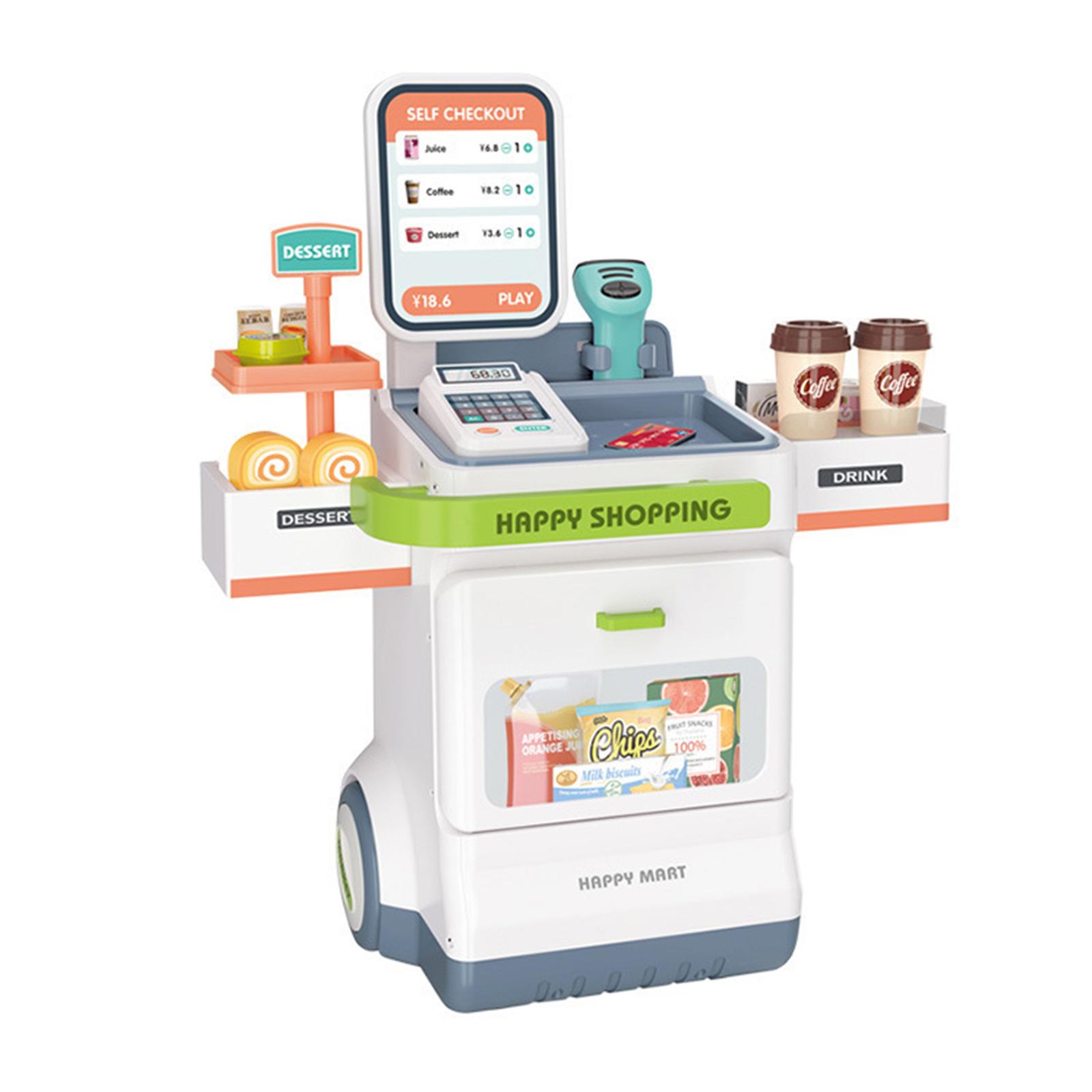 Pretend Play Supermarket Cashi - Toy Cash Register recension och pris