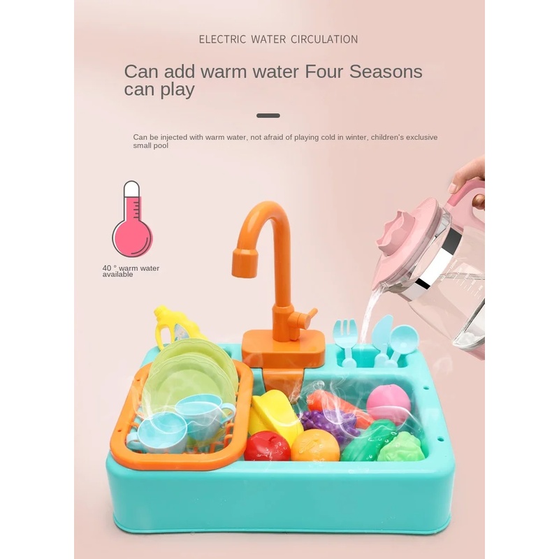 Kids Plastic Kitchen Sink Toy  - Kids Toys Kitchen Set recension och pris