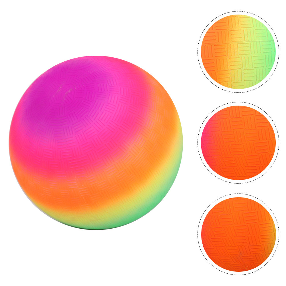Rainbow Inflatable Play Ball f - Kids Yard Toys recension och pris