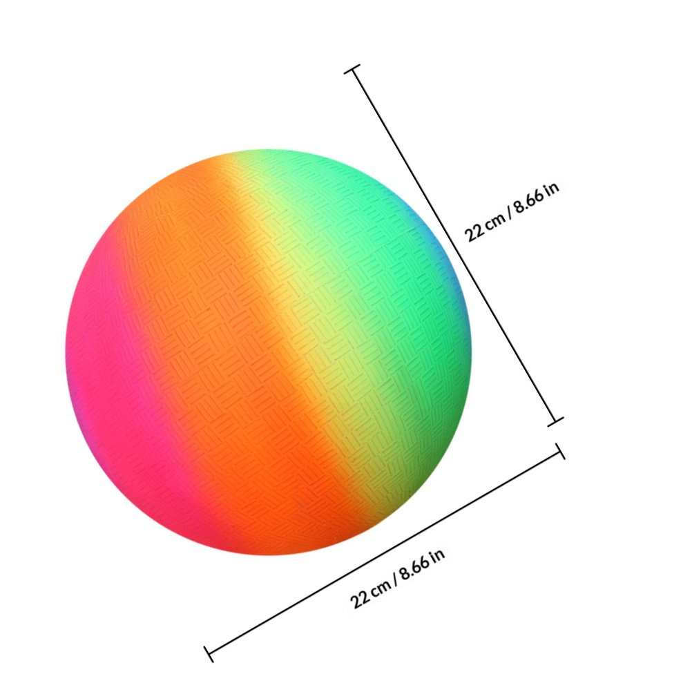 Rainbow Inflatable Play Ball f - Kids Yard Toys recension och pris